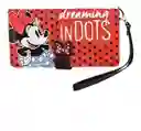 Billetera Minnie Mouse Roja Puntos Con Broche