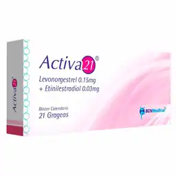 Activa 21 (0.15 mg/0.03 mg) 21 Grageas
