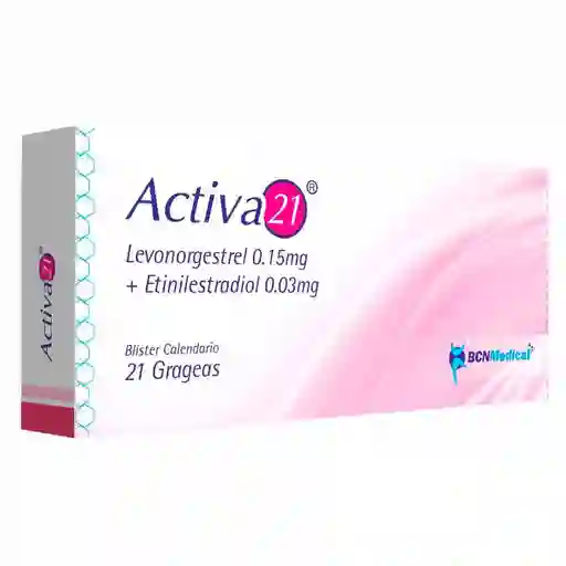 Activa 21 (0.15 mg/0.03 mg) 21 Grageas