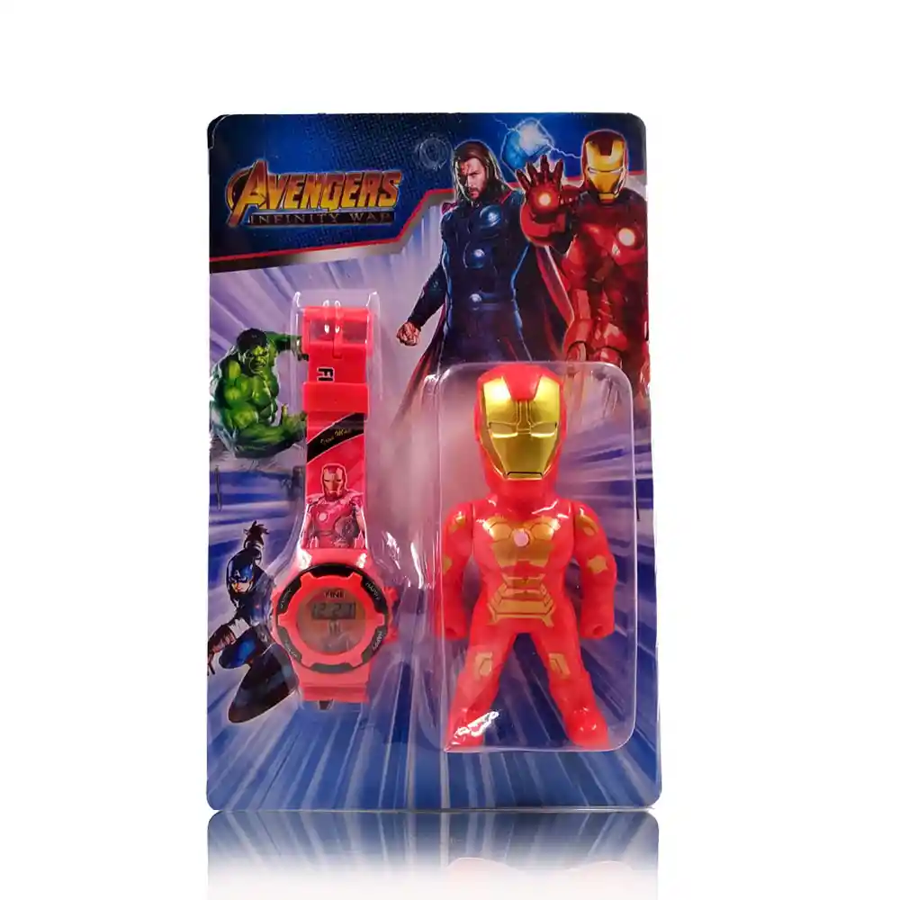 Ironman Reloj Figura Juguetes Niños Juguetería