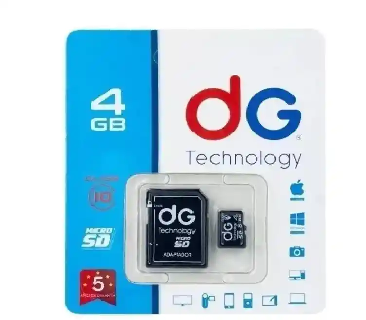 Memoria Micro Sd 4 Gb Dg