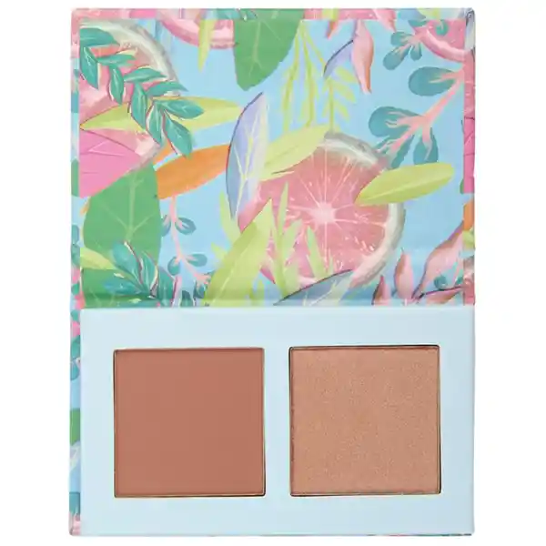  Paleta De Maquillaje BYS Floral Face Duo 