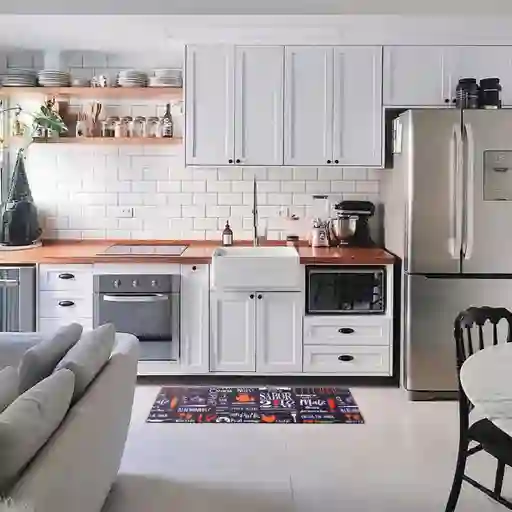 Tapete De Cocina Vinílico Estampado Antideslizante 50x90 Cm Modelo 3