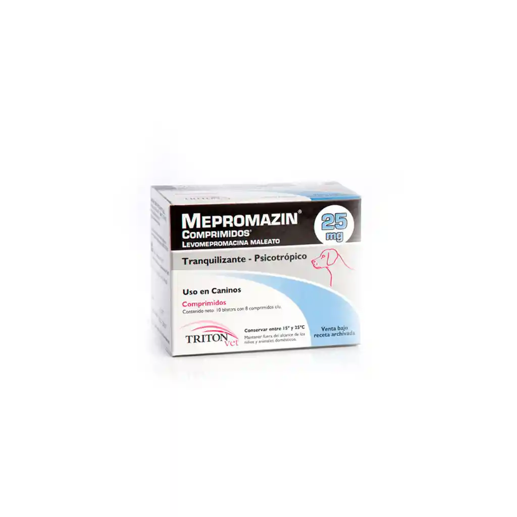 Mepromazin Tranquilizante Para Perro 25 Mg