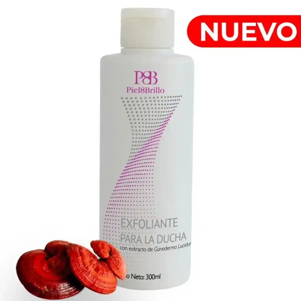 piel & brillo exFoliante con ganoderma