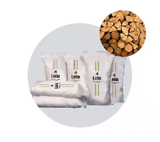 Leña De Acacia Para Chimeneas, Parrillas, Asados 80kgs (4 Bultos 20kgs) Leña Rajada