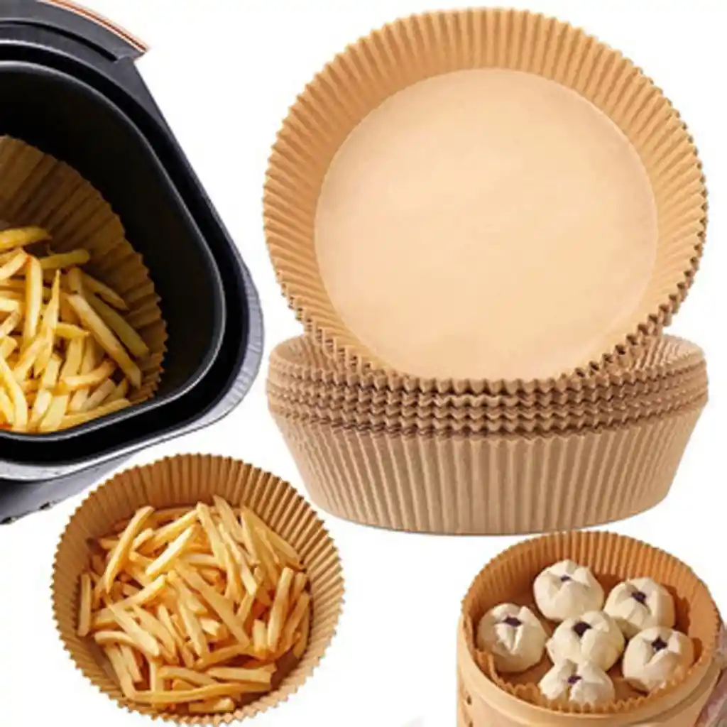 Canastilla Papel Antiadherente Air Fryer Freidora X 100 Und
