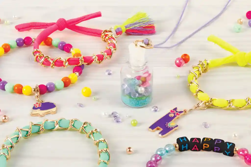 Kit Para Hacer Pulseras Manillas Joyas Diademas Juguete Niña