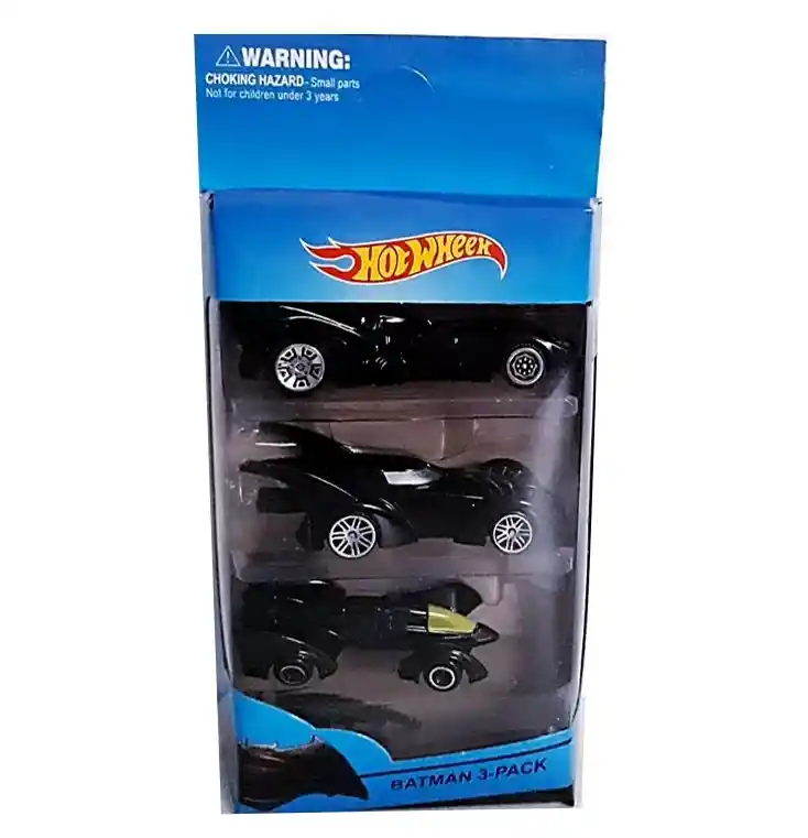 Juguete Carros Batimoviles Metalicos Batman Coleccion X 3 Ref 999-3