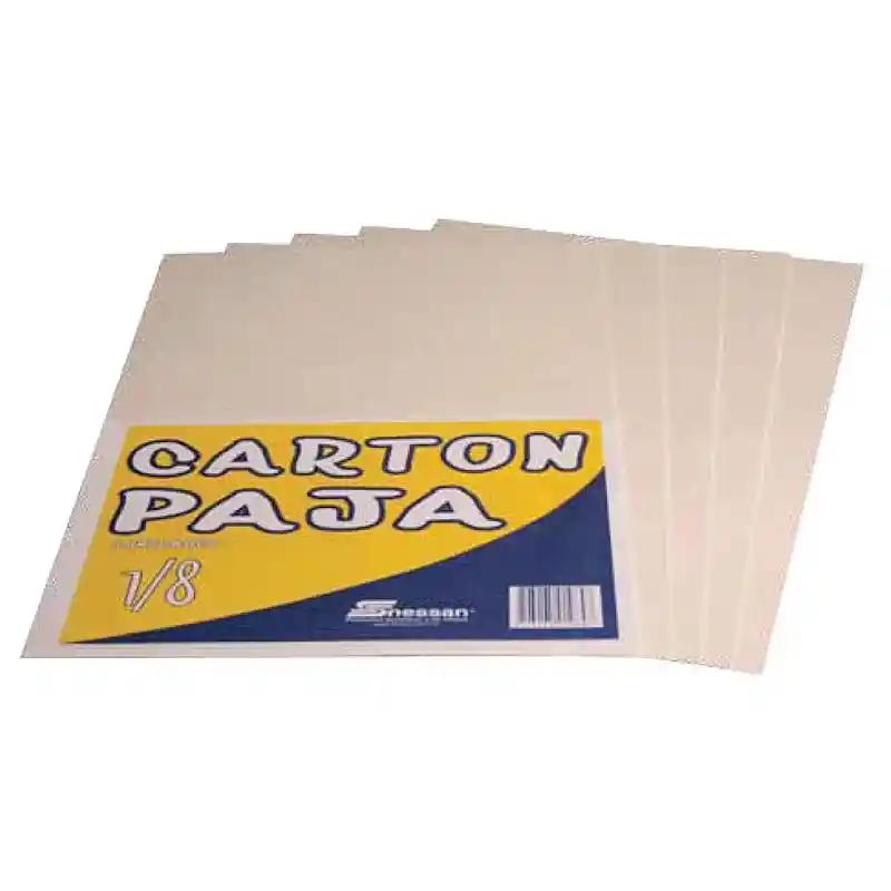 Carton Paja En 1/8
