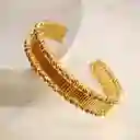 Brazalete Rocio De Alegría - Baño Oro 18k