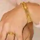 Brazalete Rocio De Alegría - Baño Oro 18k