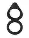 Anillo Doble Black Cock Ring