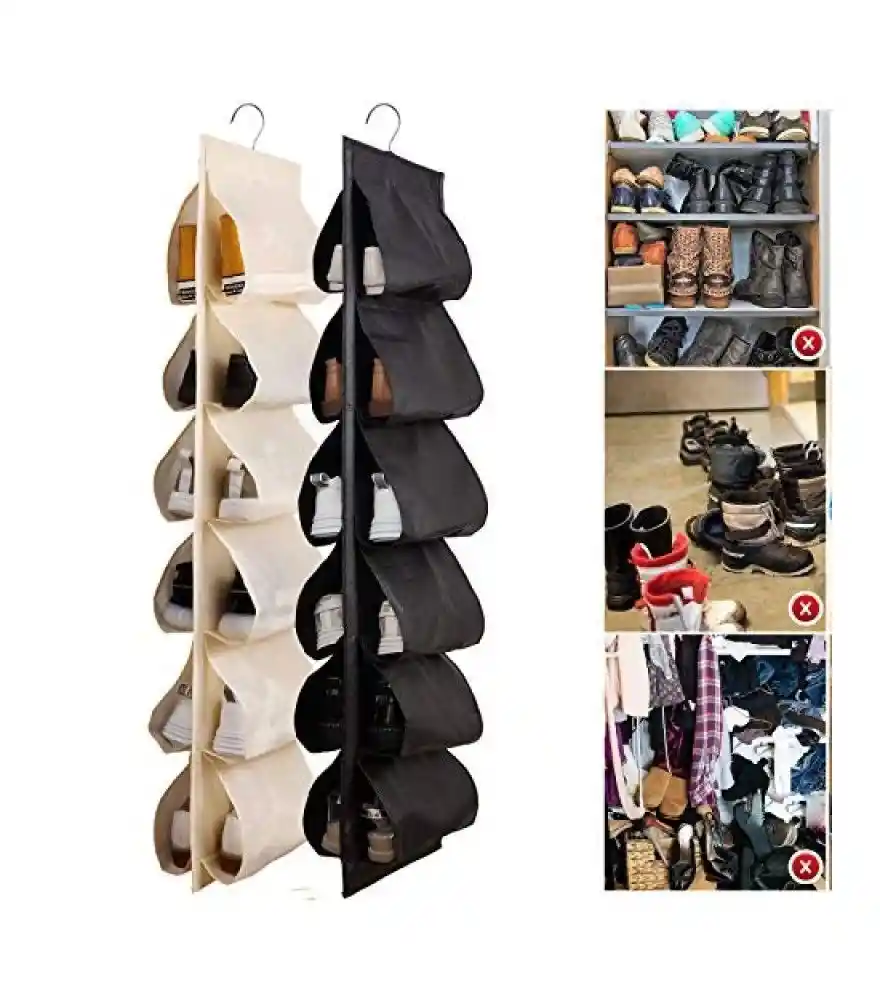 Organizador De Zapatos Colgante Para 6 Pares