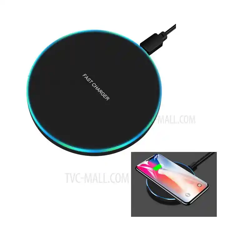 Wireless Cargador Rápido Almohadilla De Carga Inalámbrica Para Celulares 10w