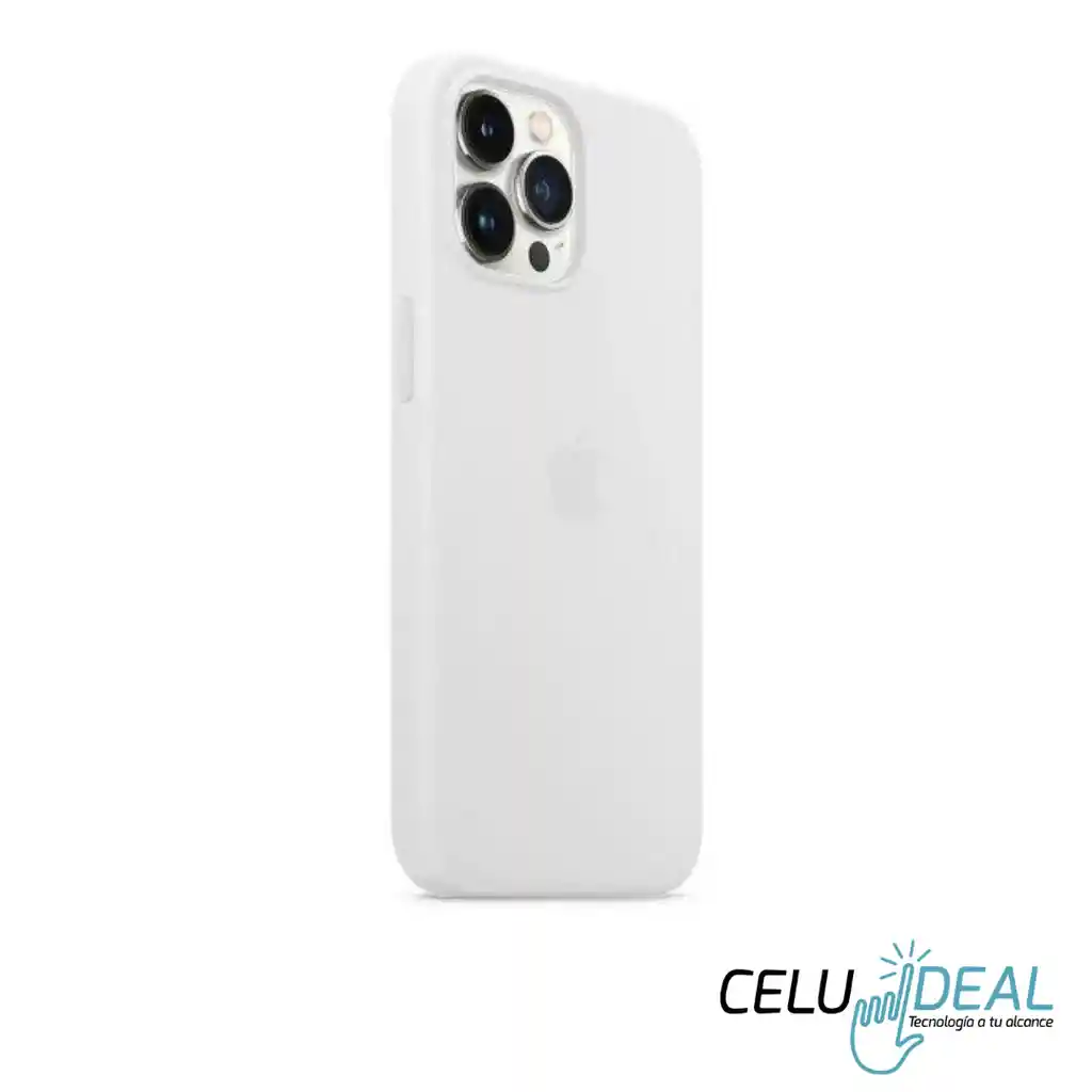 Estuche Silicona Iphone 12 Pro Max Blanco