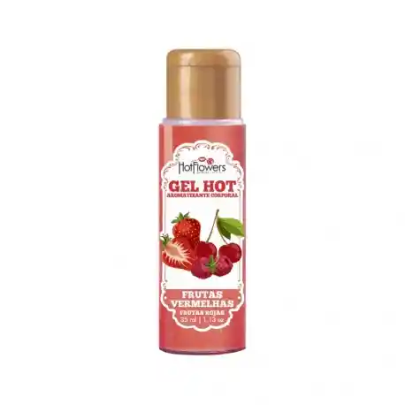 Gel Caliente Para Masajes - Frutos Rojos