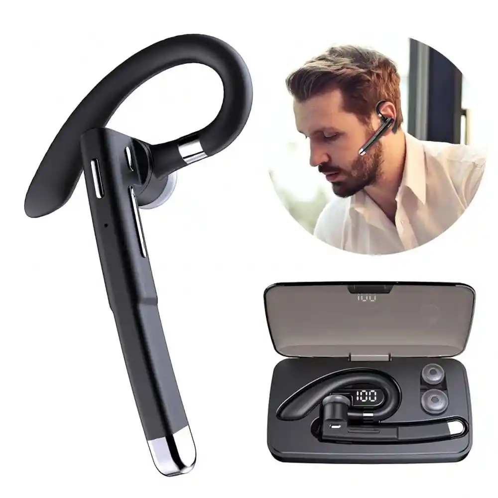 Auricular Inalambrico Yyk-520 Bluetooth Con Microfono Y Estuche De Carga