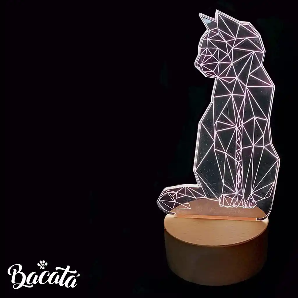 Lampara Led Gato Sentado