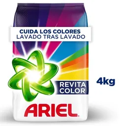 Ariel Detergente en Polvo Revitacolor 4 Kg