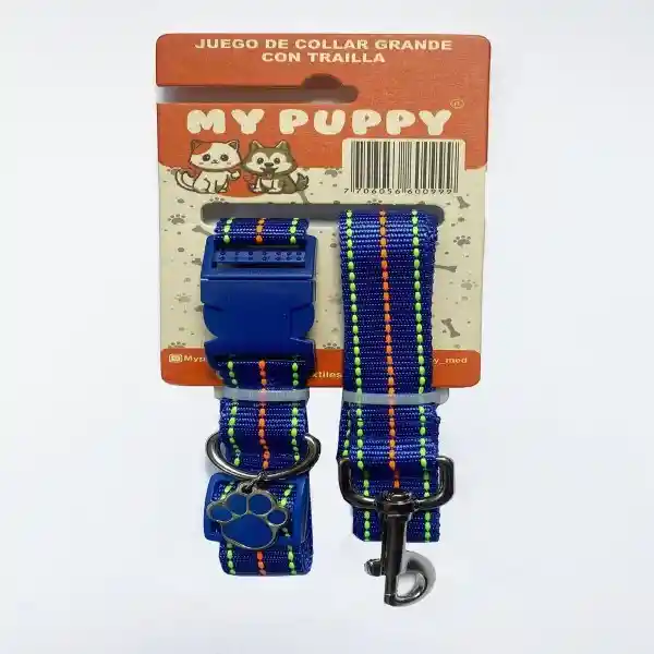 My Puppy Collar Grande Con Trailla 334502