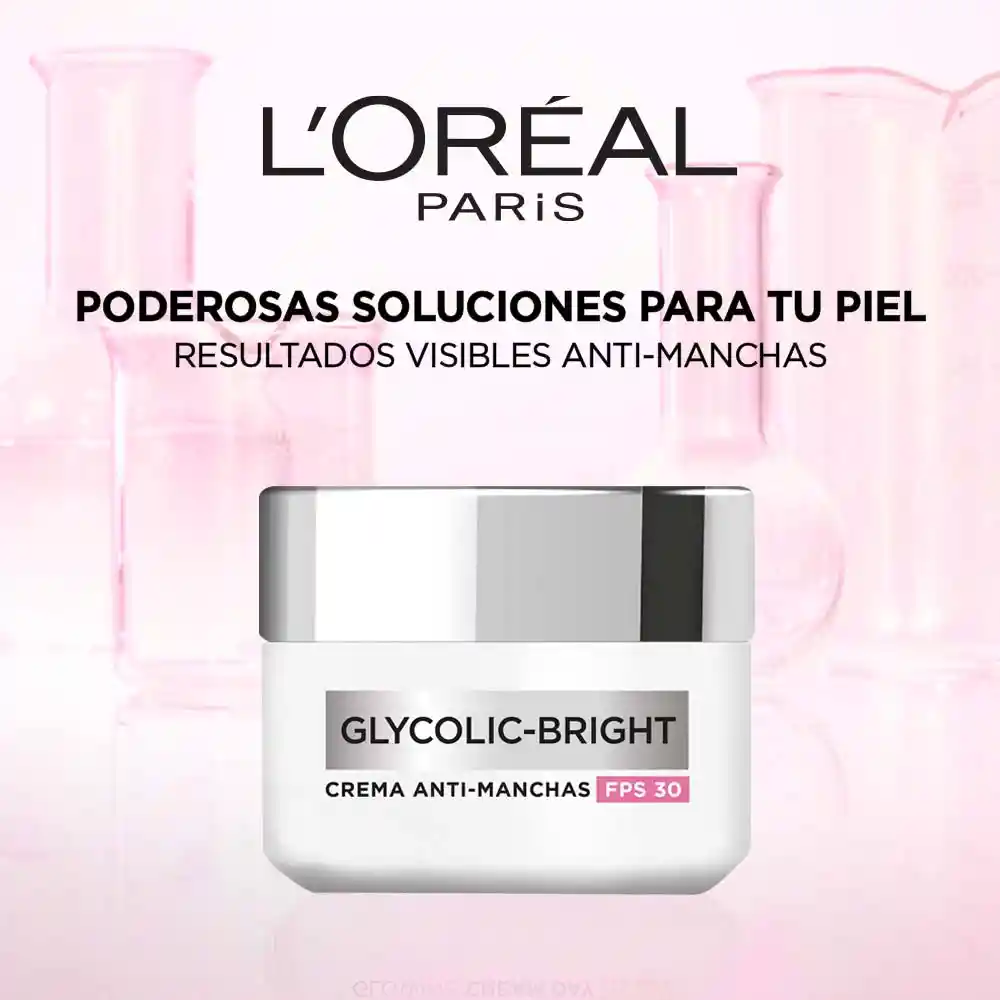 Crema Día Antimanchas Ácido Glicólico LOréal Paris 50 mL