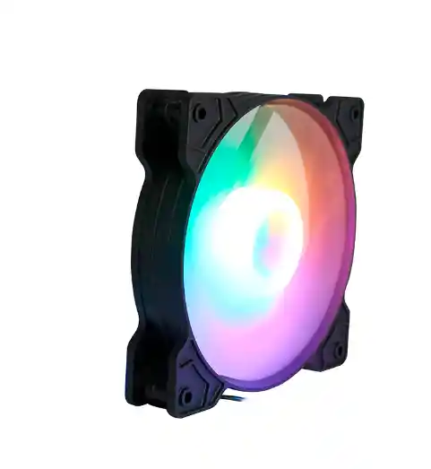 Ventilador Fan Cooler 12cm Rgb Multicolor Molex 4 Pin Gamer