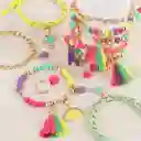 Kit Para Hacer Pulseras Manillas Anillo Juguete Para Niñas