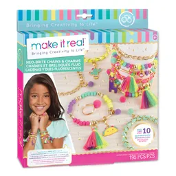 Kit Para Hacer Pulseras Manillas Anillo Juguete Para Niñas