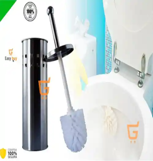 Cepillo Limpieza Inodoro Acero Inoxidable Elegante Para Tu Baño