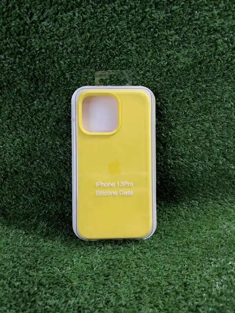 Iphone 13 Pro | Forro Protector| Silicone Case | Amarillo | Iphone | Carcasa | Funda | Anti Humedad