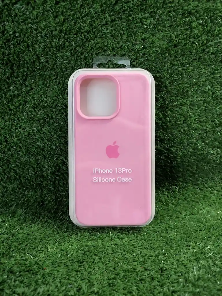 Iphone 13 Pro | Forro Protector| Silicone Case | Rosado | Iphone | Carcasa | Funda | Anti Humedad