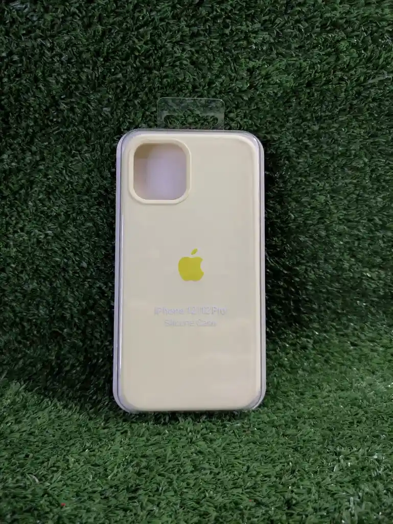 Iphone 12 Pro Forro Protector| Silicone Case | Amarillo Pastel | Iphone | Carcasa | Funda | Anti Humedad