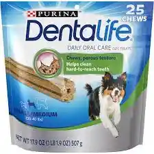 Snack Dentalife Medianos X 7 Unidades 119gr