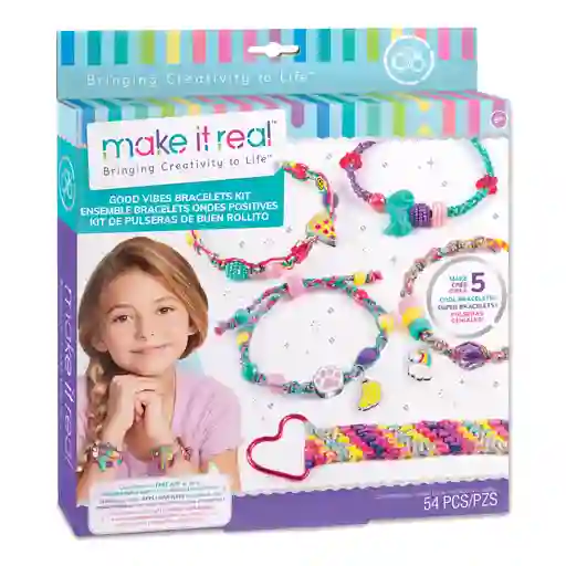 Kit Para Hacer Pulseras Figuras Colores Juguete Para Niñas