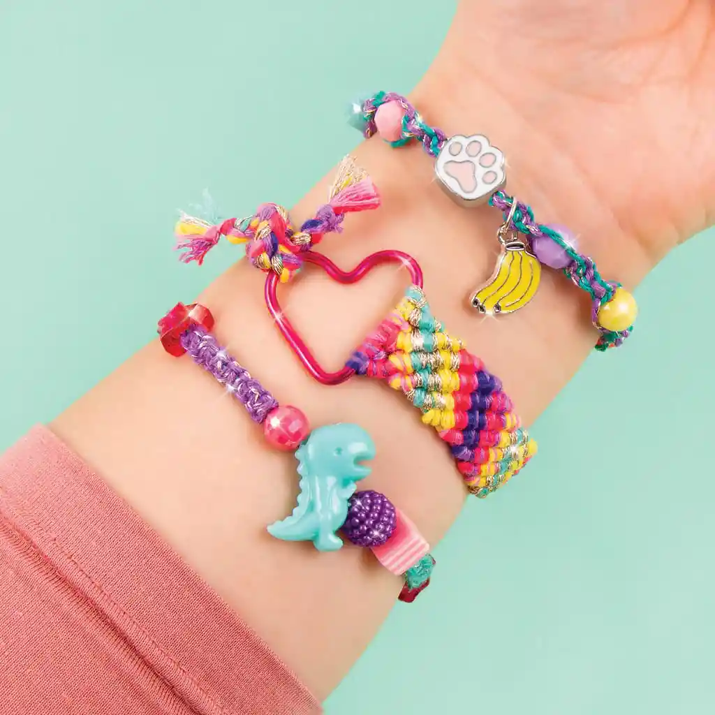 Kit Para Hacer Pulseras Figuras Colores Juguete Para Niñas