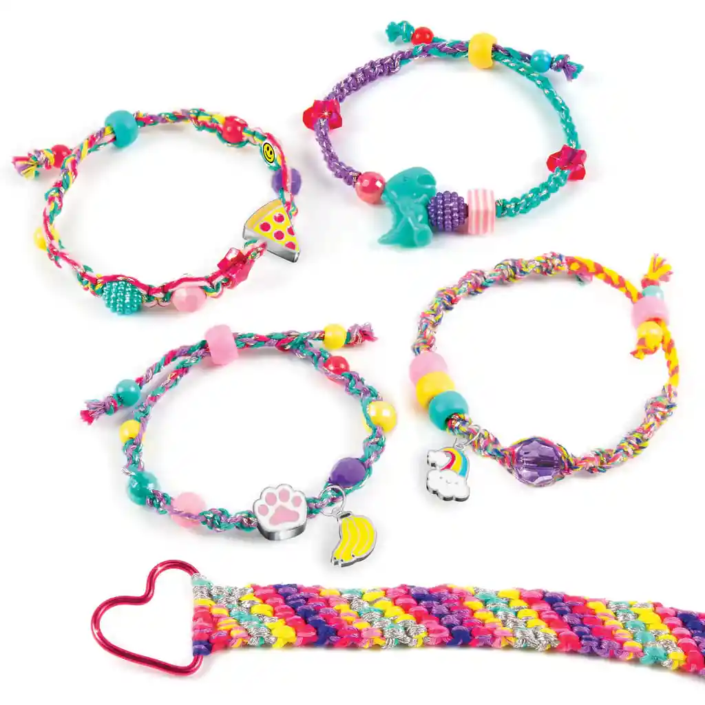 Kit Para Hacer Pulseras Figuras Colores Juguete Para Niñas