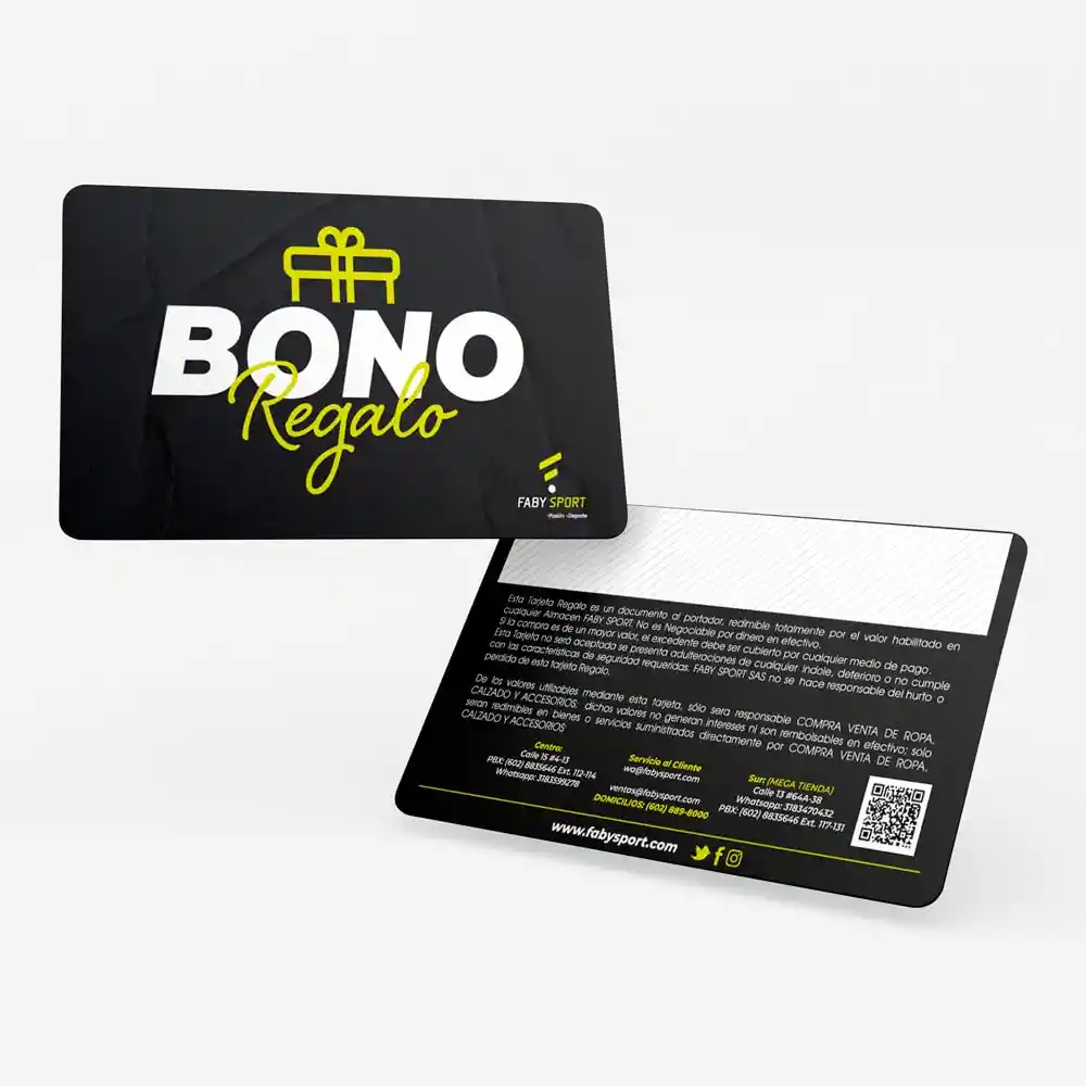 Bono Regalo Fabysport $100,000