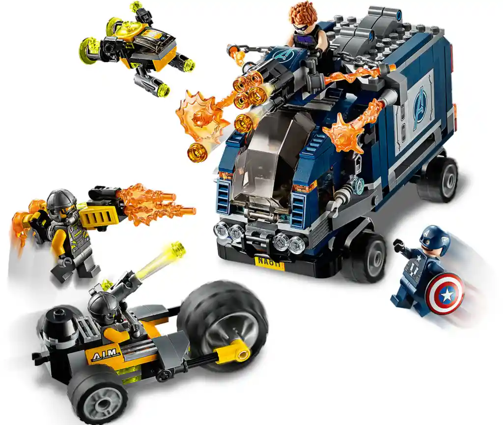 Lego Marvel Vengadores Derribo Del Camión 76143