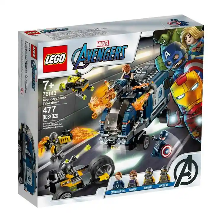 Lego Marvel Vengadores Derribo Del Camión 76143