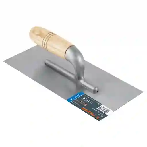 Llana Lisa 11" X 5" Canto Recto Mango Madera Truper