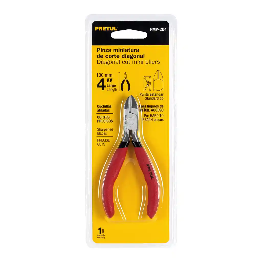 Mini Pinza De Corte Diagonal 4", Pretul