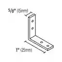 4 Unidades Escuadra Esquinera Soporte 1"