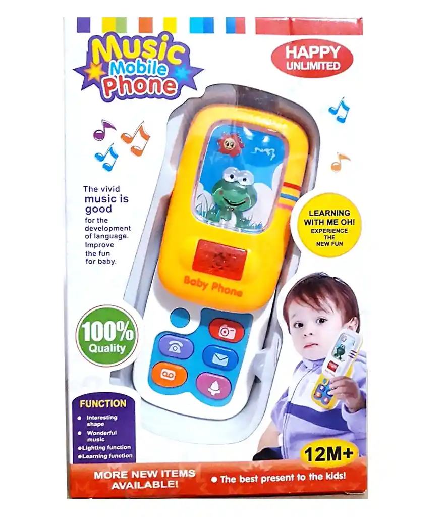 Juguete Celular Musical Para Bebe, Cy1013-2 / Jb206