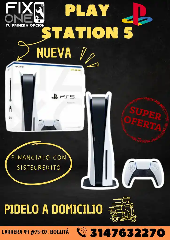 Consola Play Station 5 (ps5) Con Lector De Disco