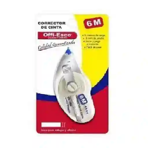 Cinta Correctora Offi-esco 6m