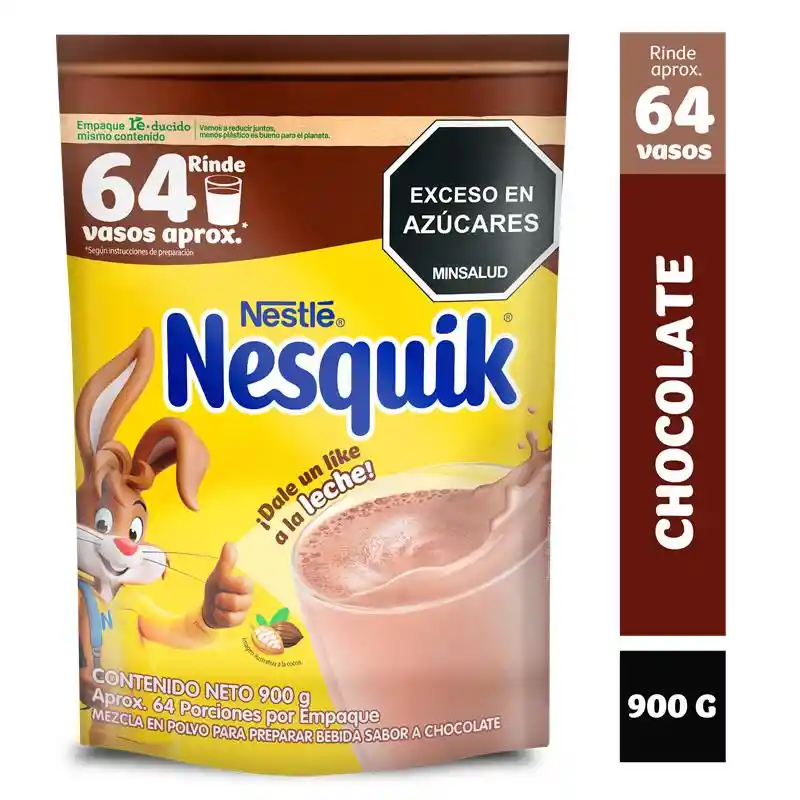 Bebida en polvo NESQUIK sabor a chocolate x 900g