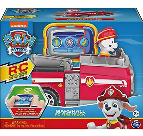 Camion De Bomberos A Control Remoto Paw Patrol Marshall