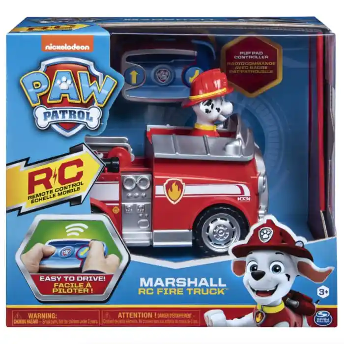 Camion De Bomberos A Control Remoto Paw Patrol Marshall