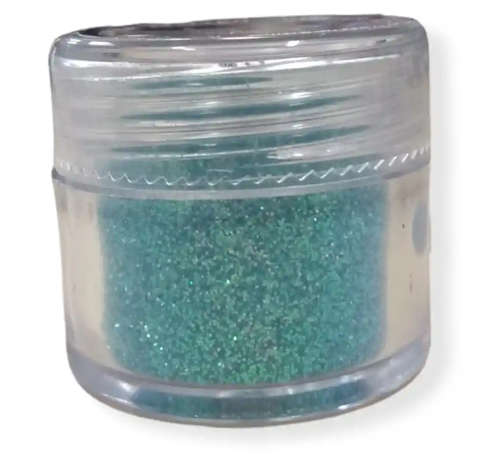 Glitter Para Uñas Azul Claro